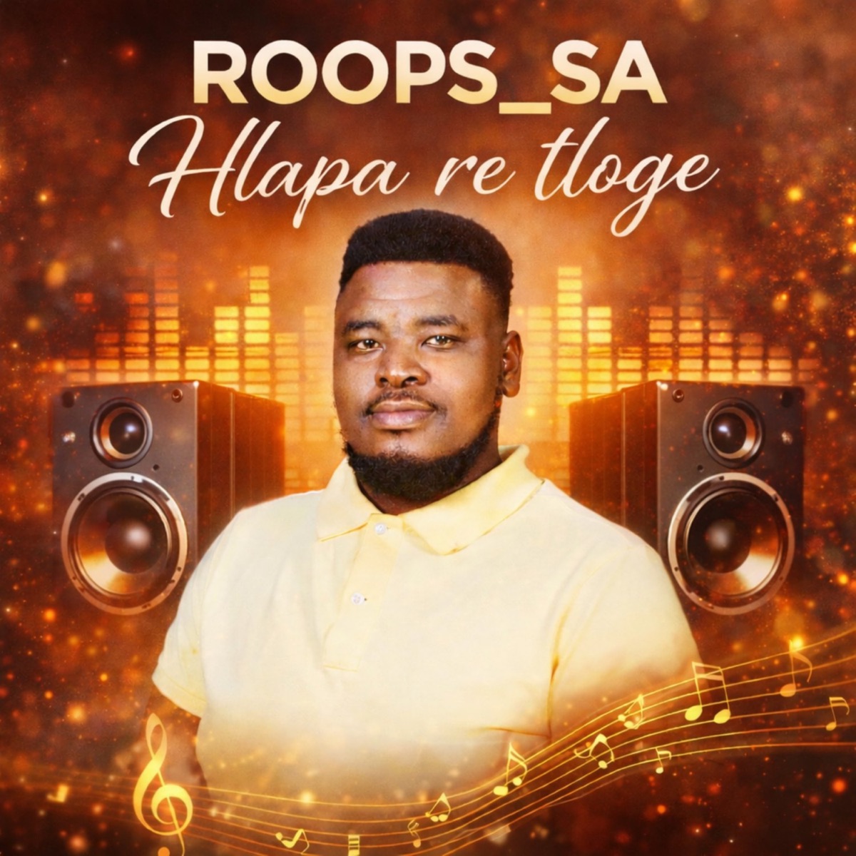 Hlapa re tloge - Single by ROOPS_SA album cover