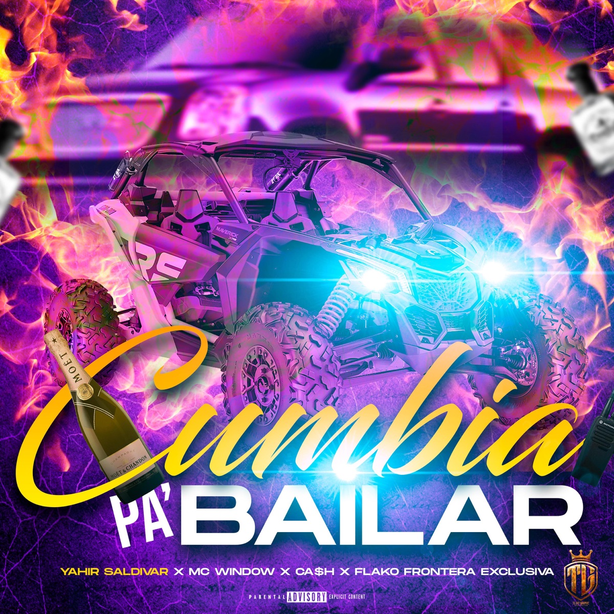 Cumbia Pa' Bailar (feat. El Ca$h, Flako & Mc Window) - Single by Yahir Saldivar album cover