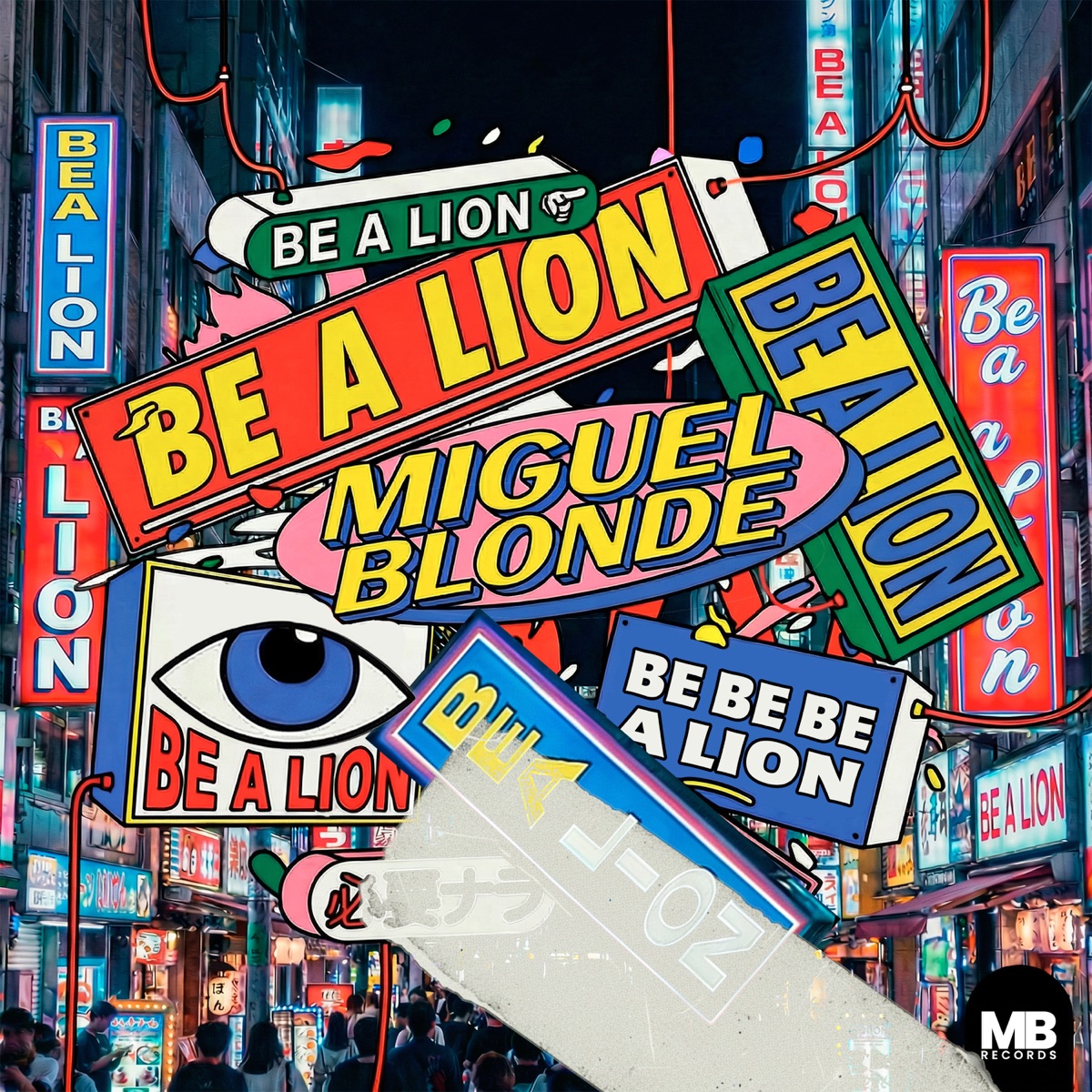 Be a Lion - Single by Miguel Blonde album cover