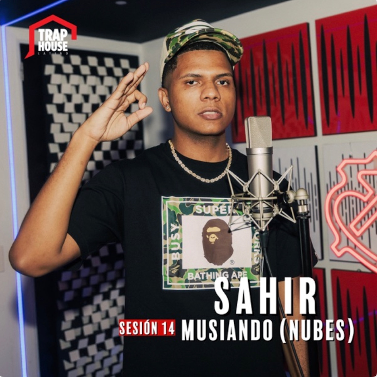 Nubes (Musiando Sesión 14) - Single by Sahir & Trap House Latino album cover