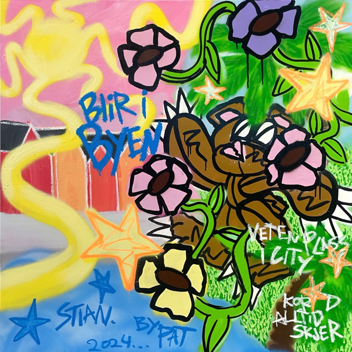 Blir I Byen - Single by Stian album cover