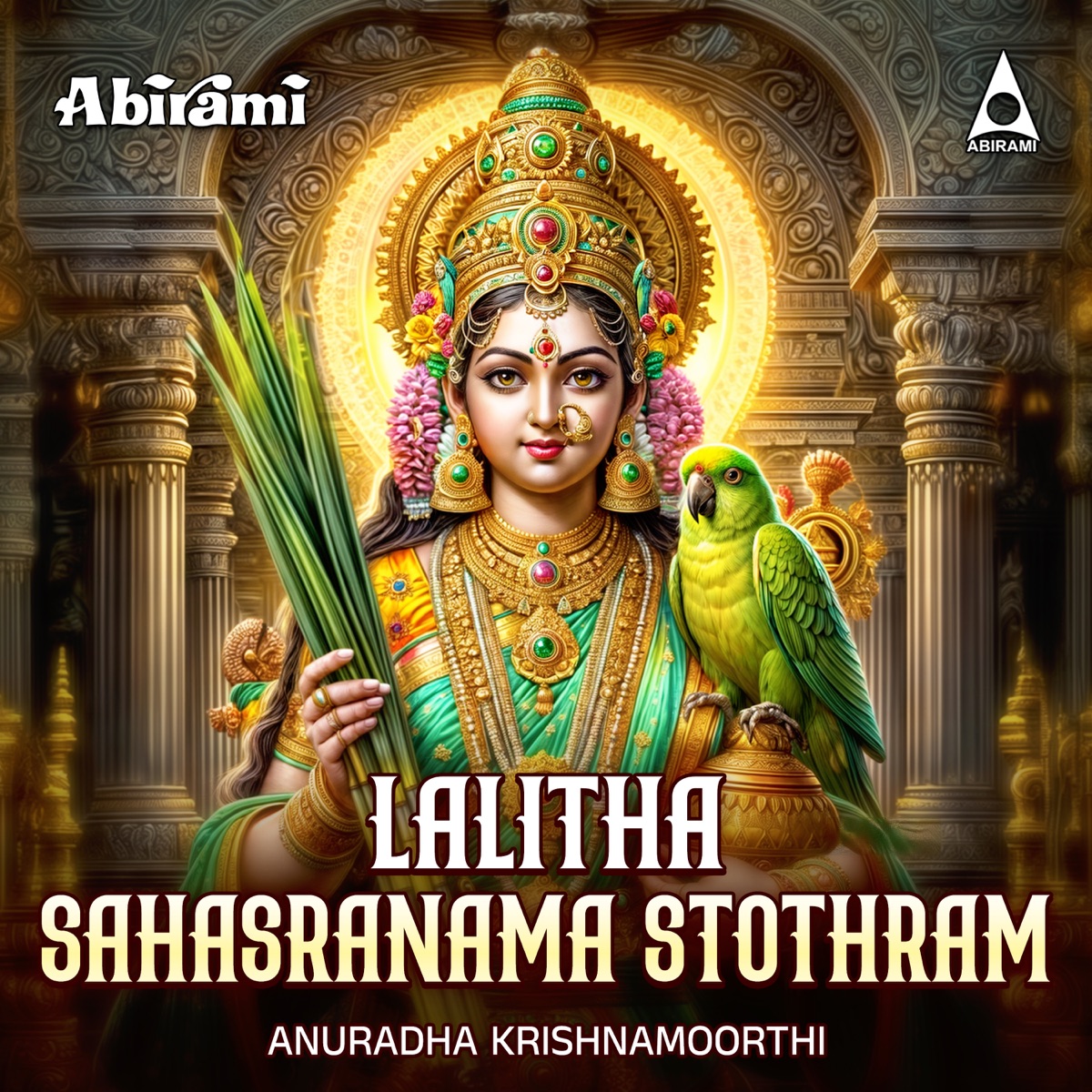 Lalitha Sahasranama Stothram by Anuradha Krishnamoorthy album cover