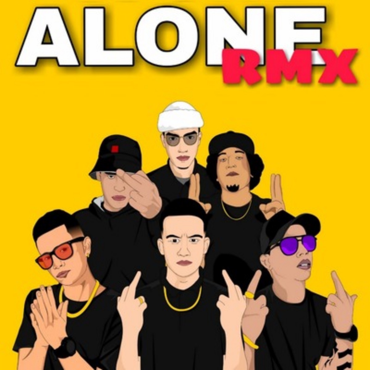 Alone Rmx (feat. Axel No LoveGN) - Single by Jota, Nico Ghyemby, Zafre & Dk album cover