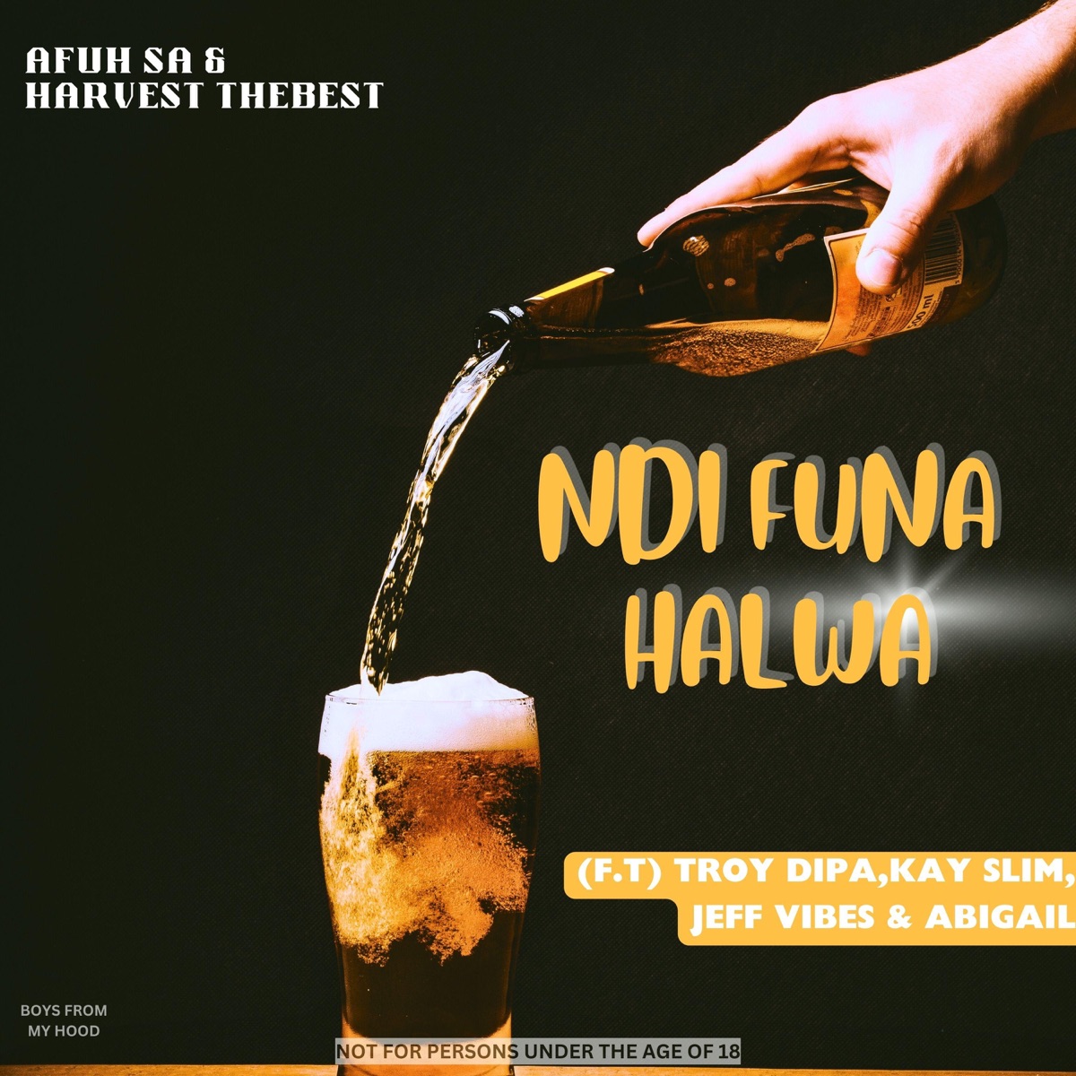 Halwa (feat. Troy dipa, Jeff Vibes, Kay Slim & Abigail) - Single by Harvest the Best & Afuh SA album cover