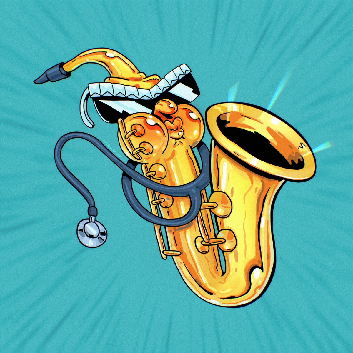 DR. SAXOPHONE - Single by VÆB album cover