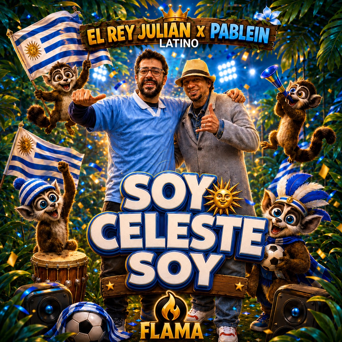 Soy celeste soy - Single by el rey julian latino, Pablein & Flama album cover