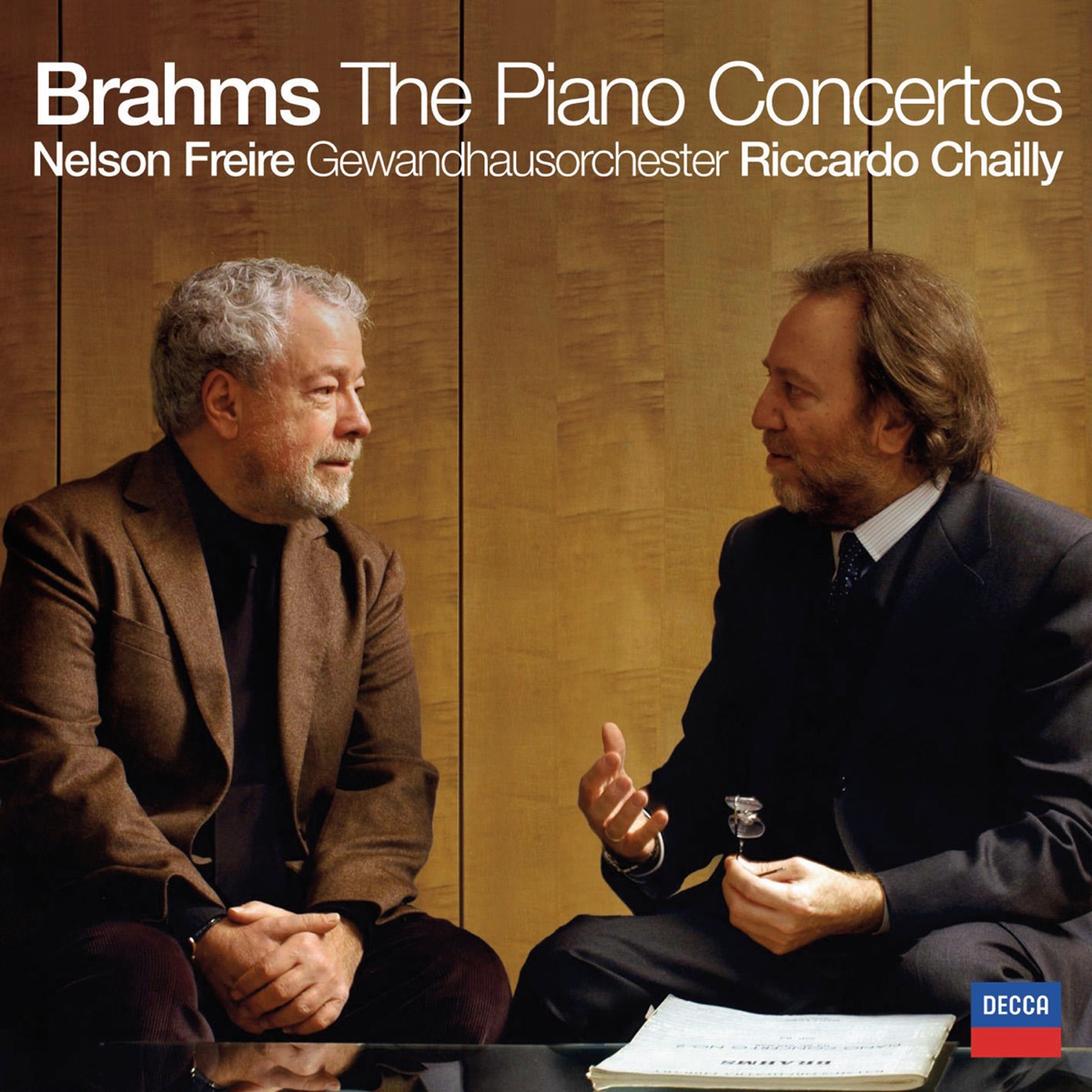 Brahms: The Piano Concertos (Bonus Track Version) by Riccardo Chailly, Nelson Freire & Gewandhausorchester Leipzig album cover