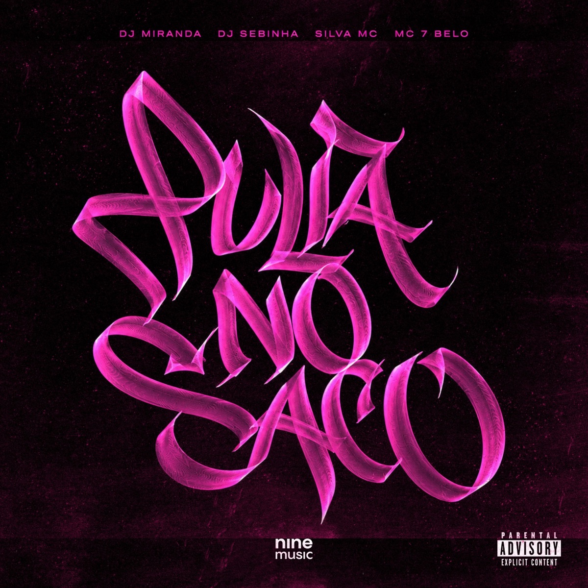 PULA NO SACO (feat. MC 7 Belo) - Single by DJ Miranda, Dj Sebinha & Silva MC album cover