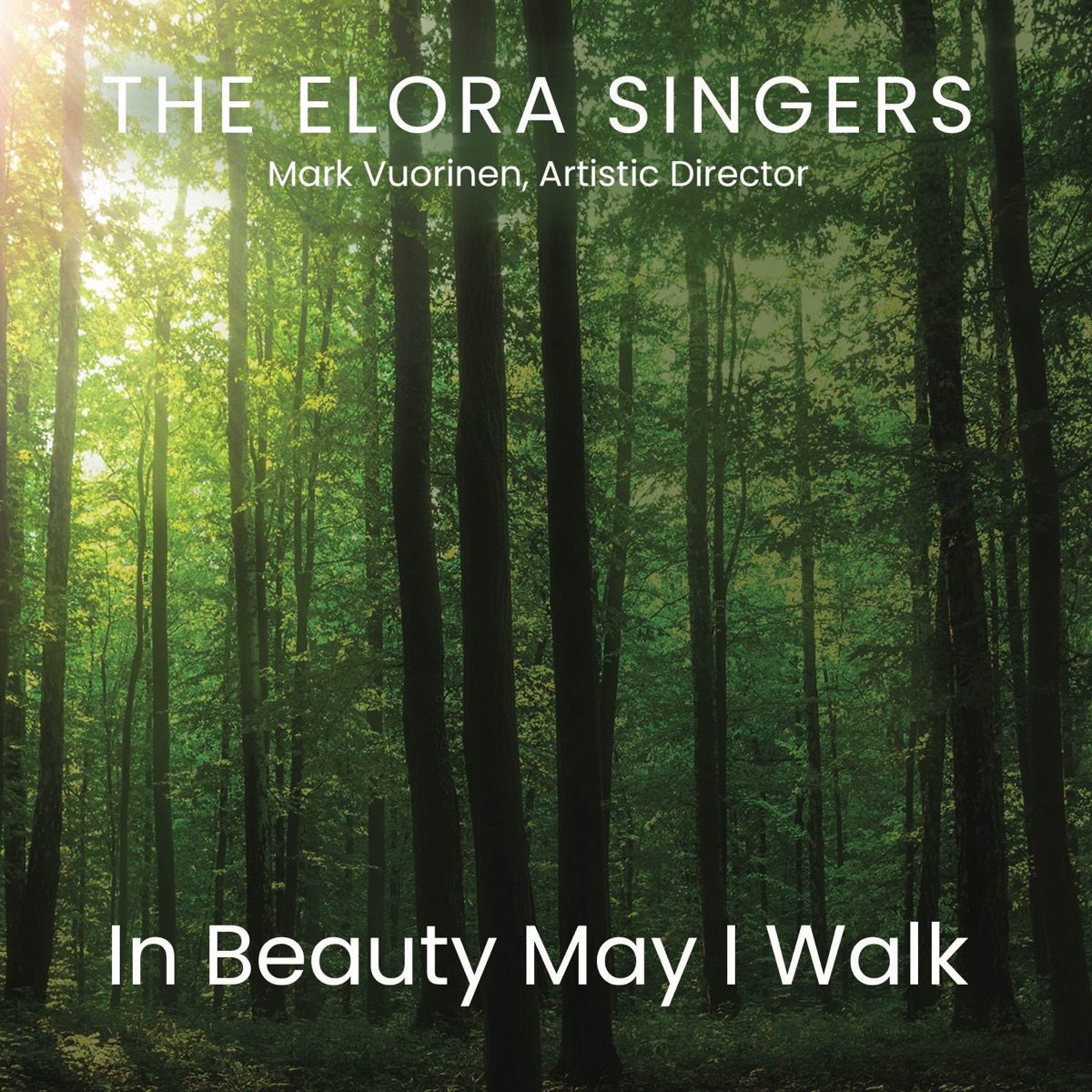 In Beauty May I Walk by The Elora Singers & Mark Vuorinen album cover
