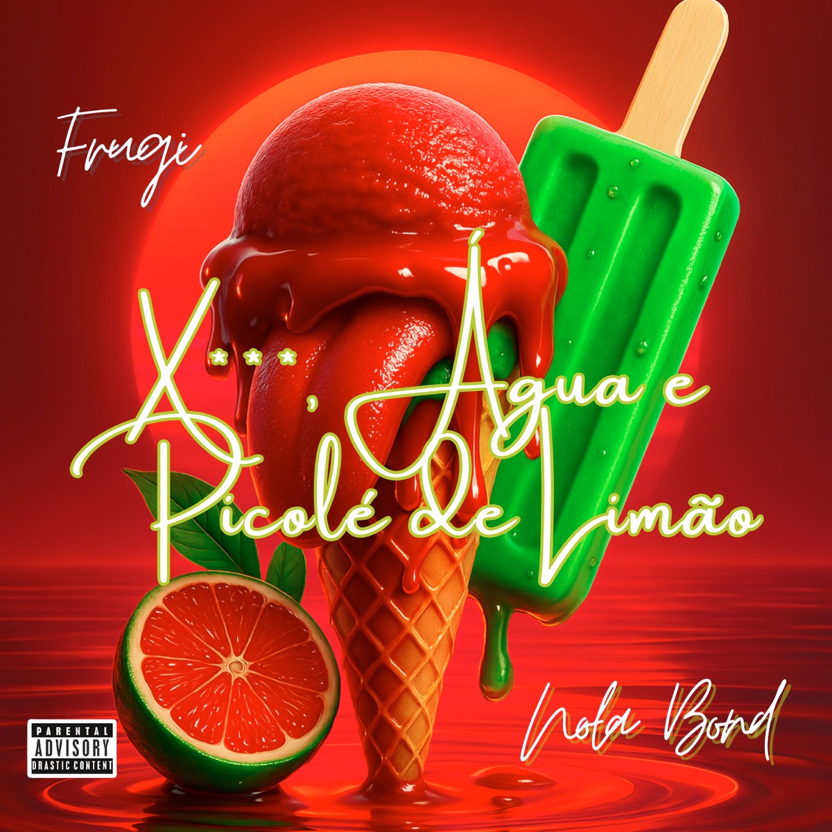 X**, Água e Picolé de Limão - Single by Nola Bond & Frugi album cover