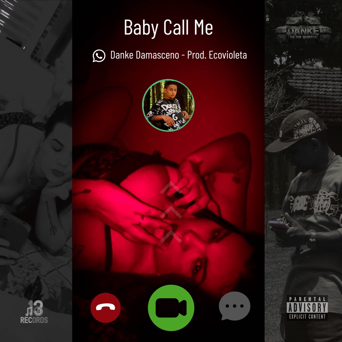 Baby Call Me - Single by Danke Damasceno album cover