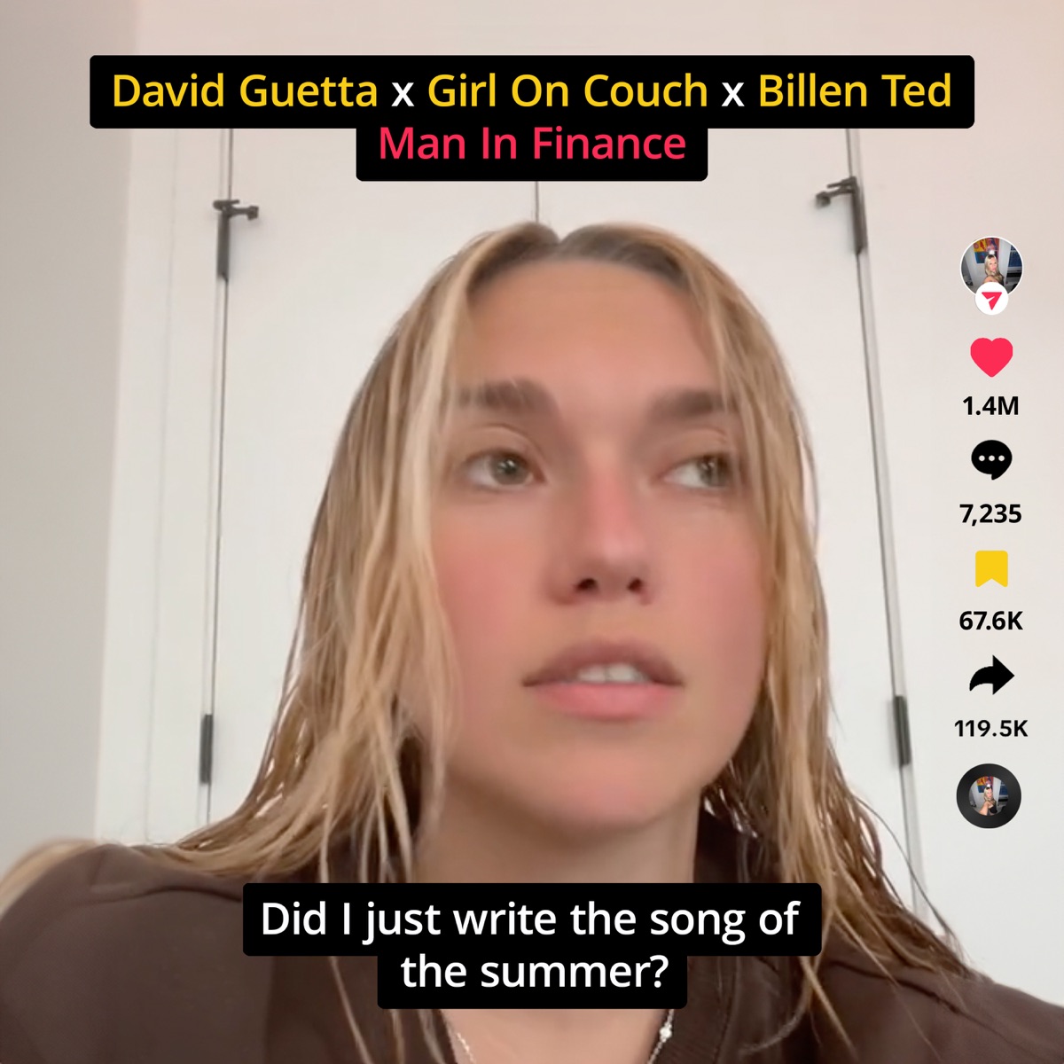 Man In Finance - Single by David Guetta, Girl On Couch & Billen Ted album cover