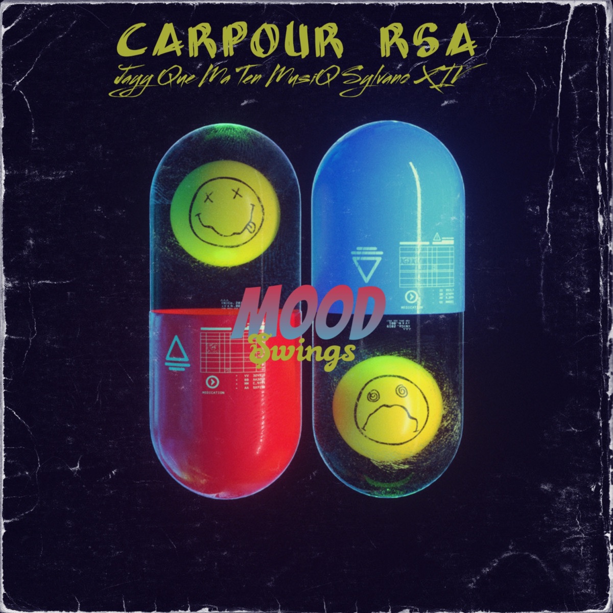 Mood Swings - Single by Carpour RSA, Ma Ten MusiQ, Jayy Que & Sylvano xiv album cover