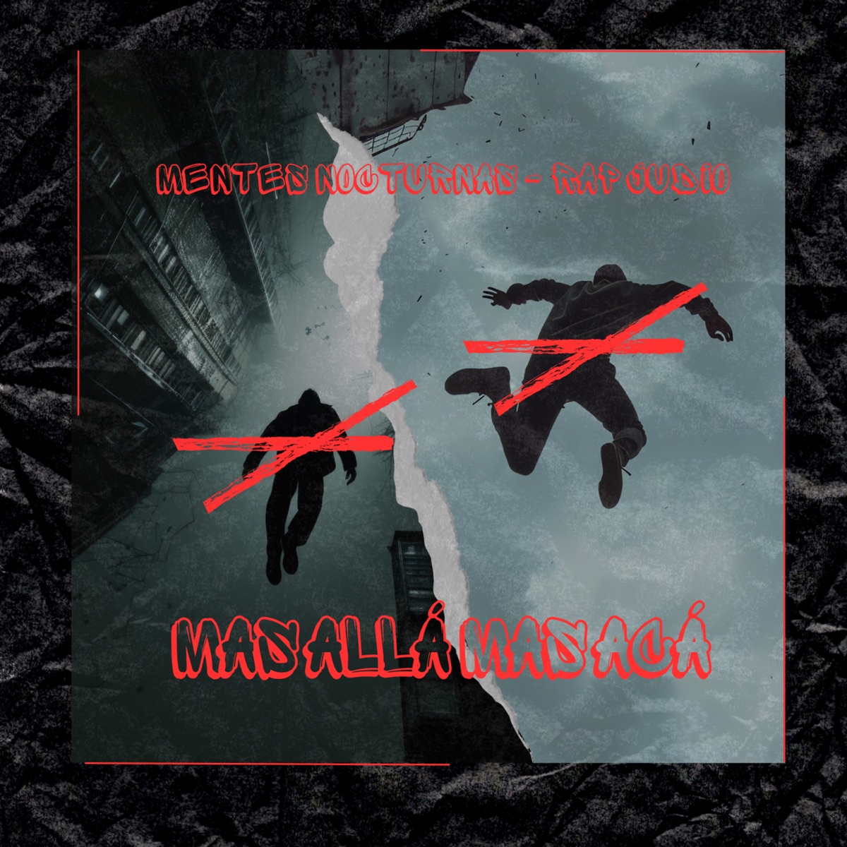 MAS ALLÁ MAS ACÁ (feat. Rap Judio) - Single by Mentes Nocturnas album cover