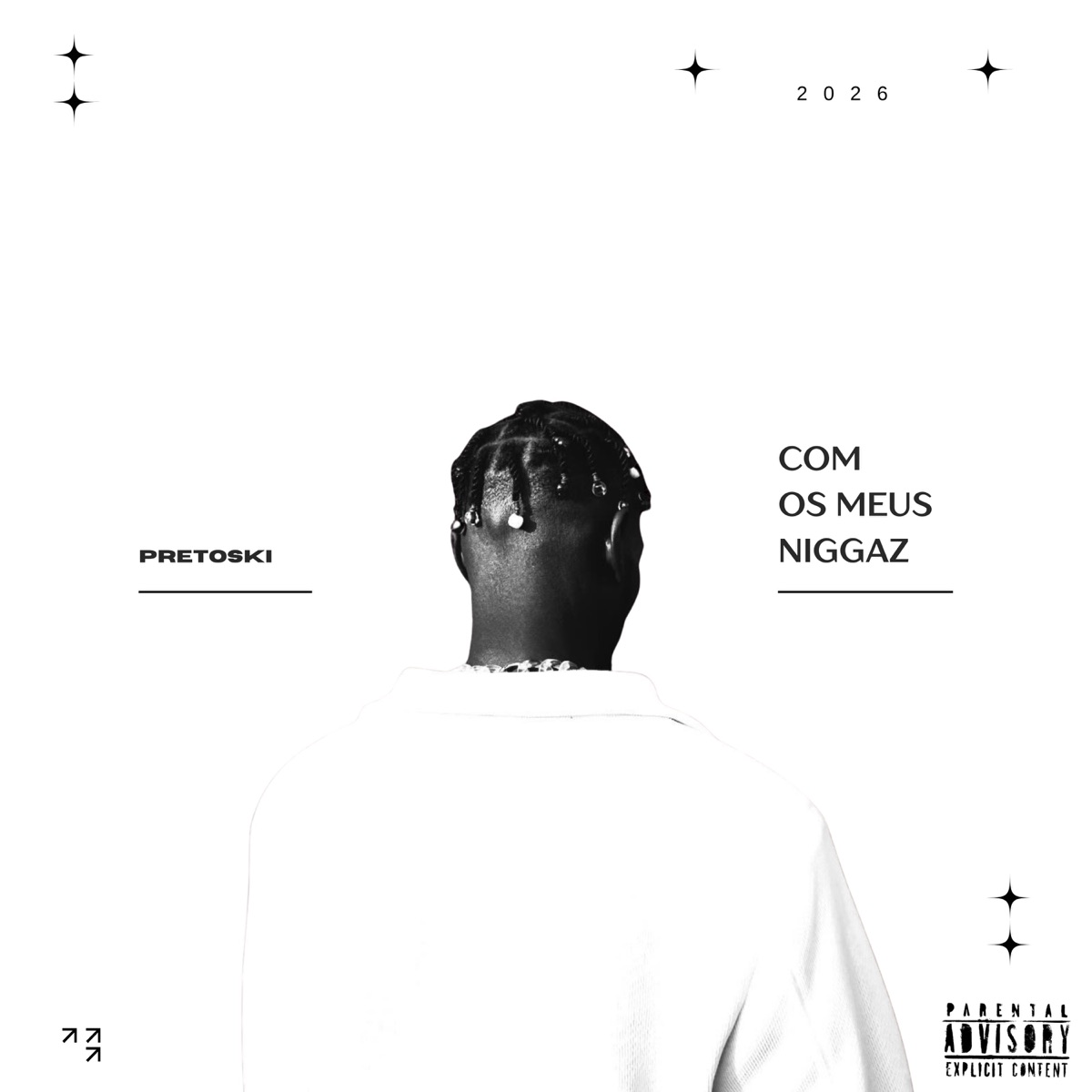 com meus n****z - Single by Pretoski album cover