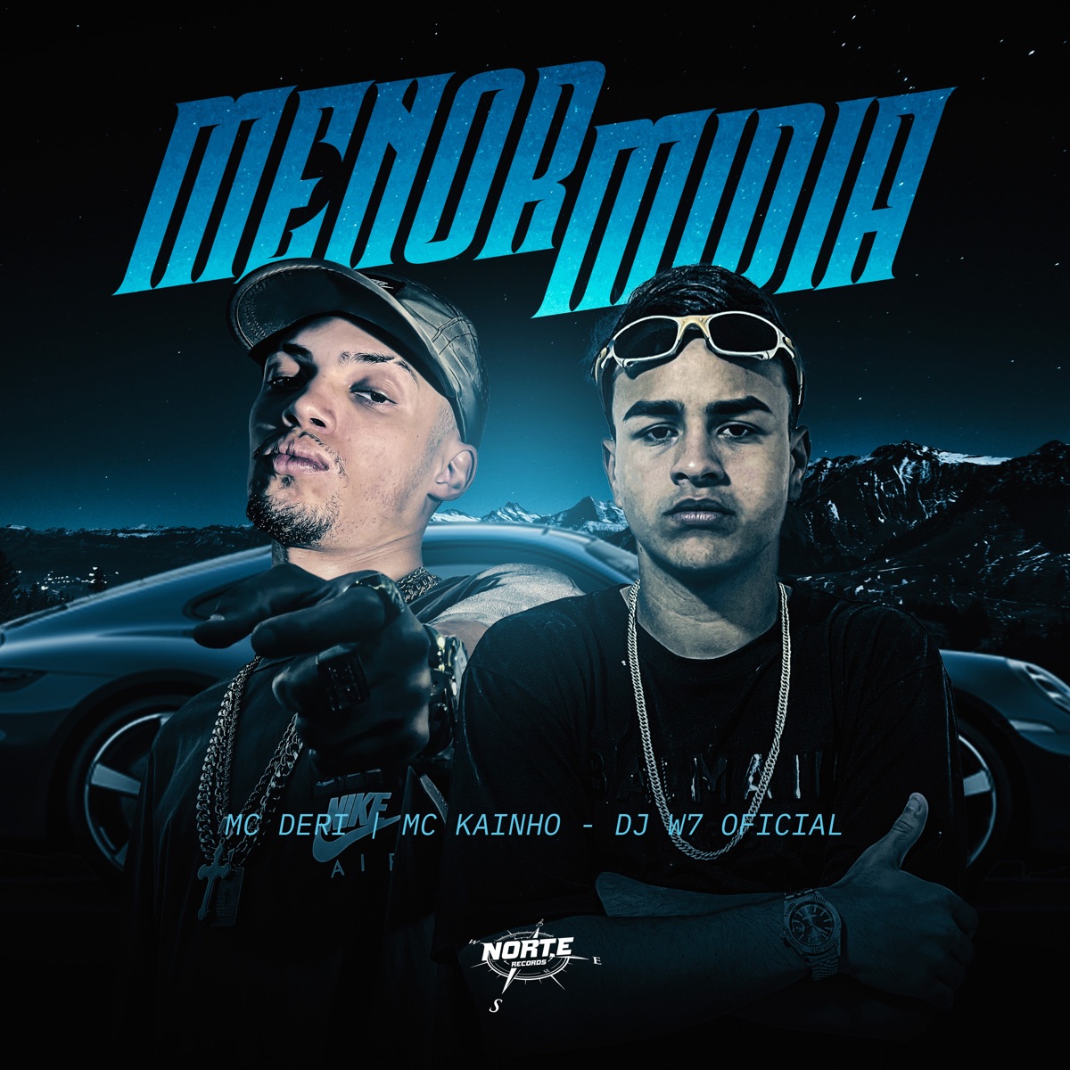 Menor Midia - Single by MC Deri, DJ W7 OFICIAL, Norte Records & MC Kainho album cover