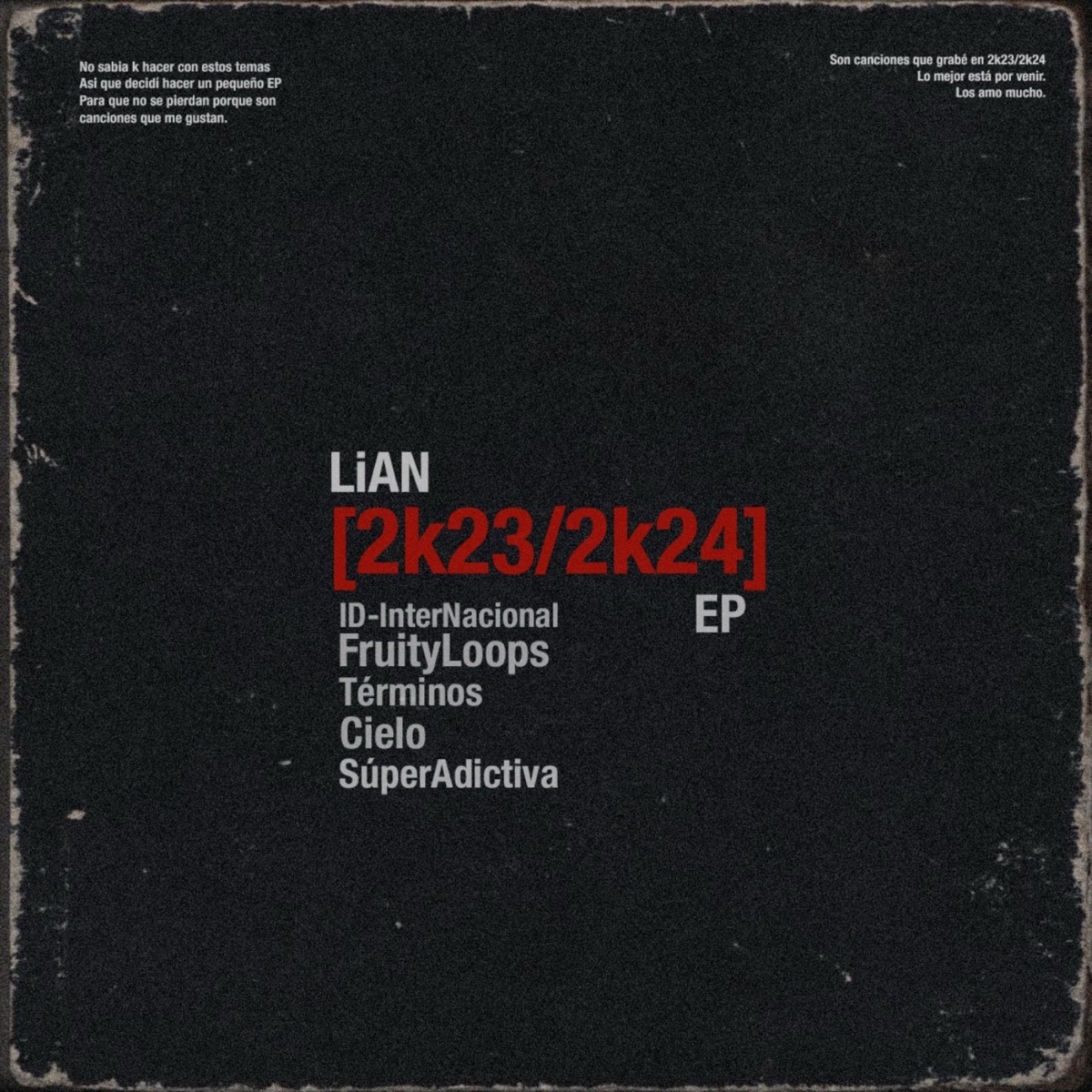 2k23/2k24 - EP by Lian album cover