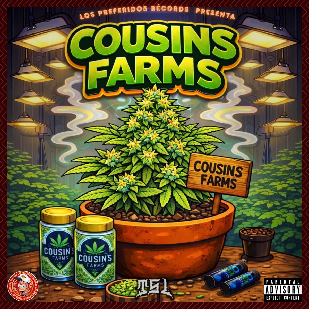 Cousins Farms - Single by JSL Joosel & Los Preferidos Records album cover