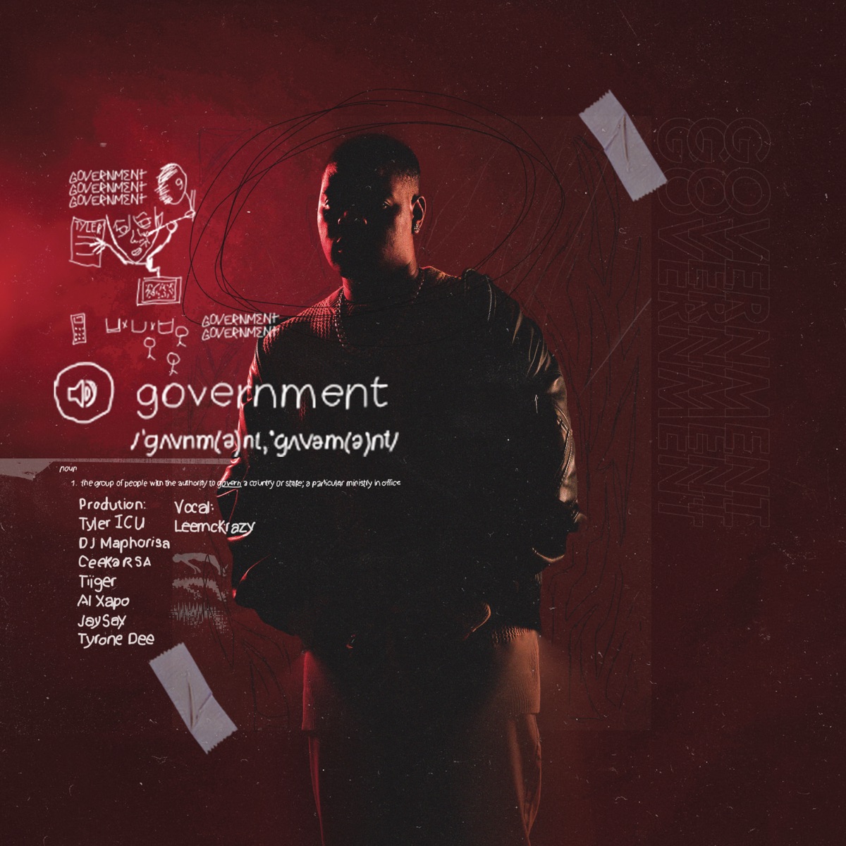 Government (feat. Leemckrazy, DJ Maphorisa, Ceeka RSA, Tiiger, Tyrone Dee, Al Xapo & Jay-Sax) - Single by Tyler ICU album cover