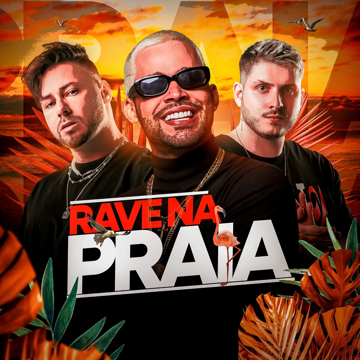 Mega Rave na Praia - Single by Sanchezz Dj, Marlon Mattos Dj & DogBeat album cover