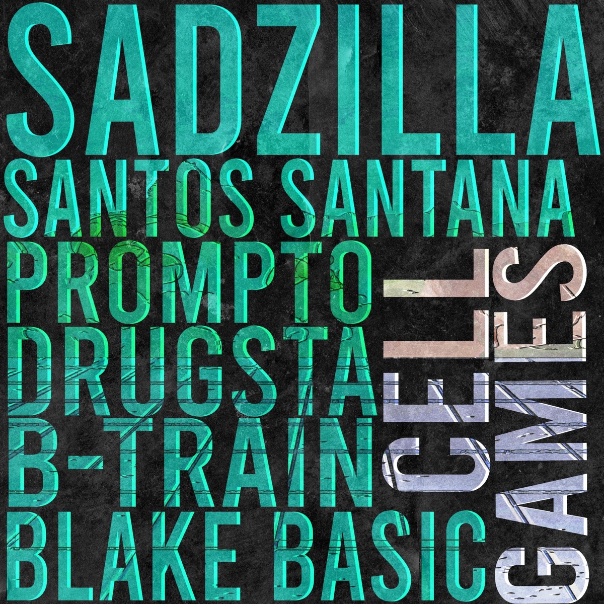Cell Games (feat. Santos Santana, Blake Basic & Drugsta) - Single by Sadzilla, Prompto & B-Train album cover