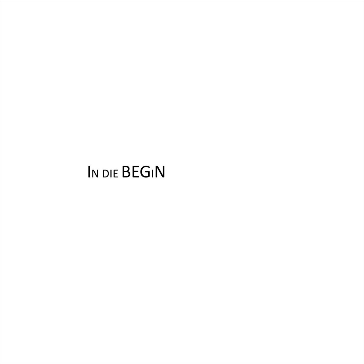 In Die Begin (Live) - Single by Attie Esterhuizen album cover