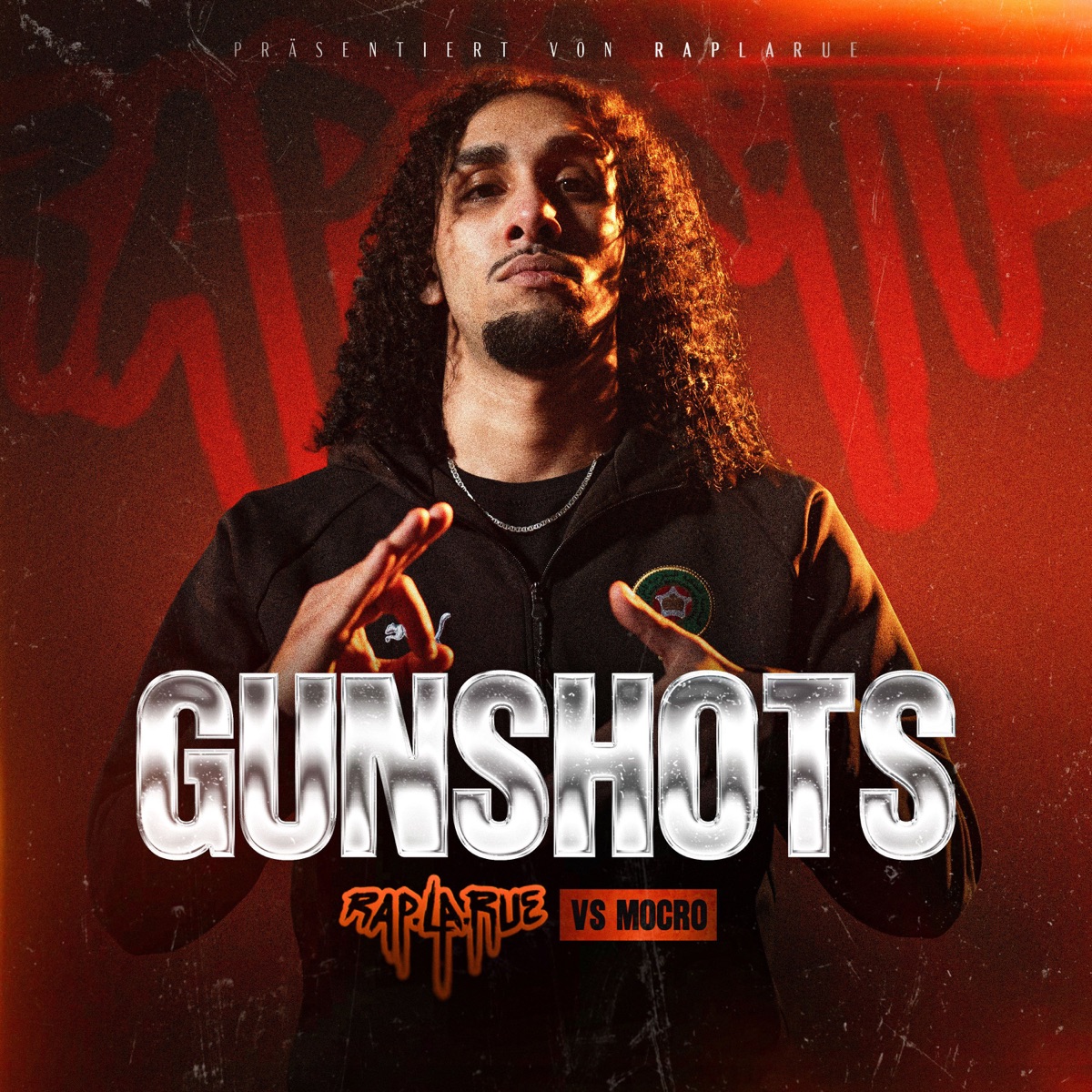 GUNSHOTS (Rap La Rue) - Single by VS Mocro album cover