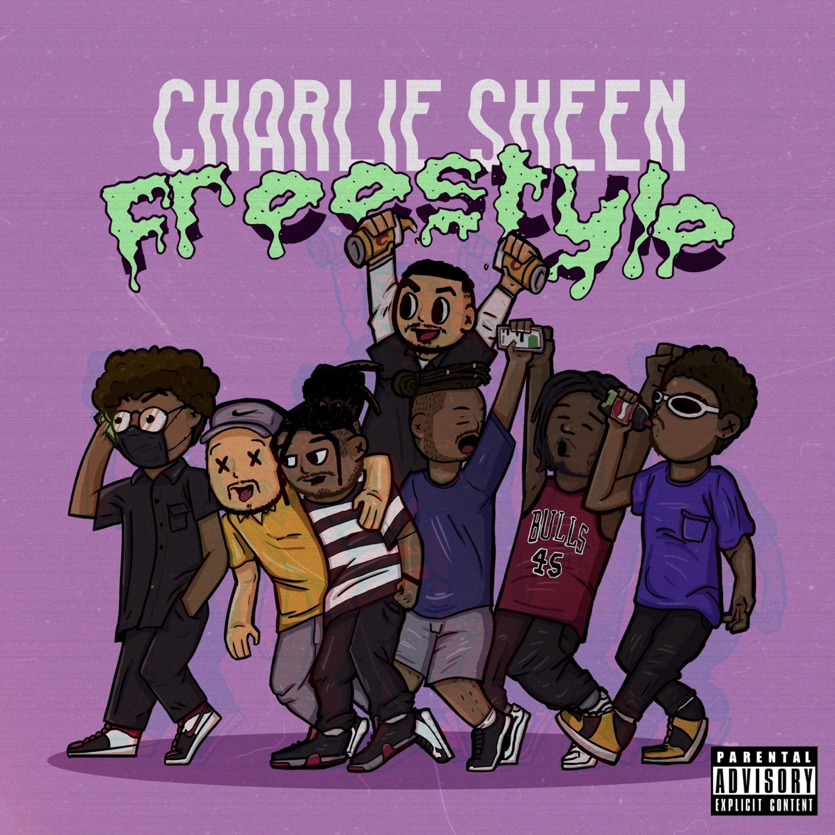Charlie Sheen Freestyle (feat. 7roy, Y3ll, Firgun MC, Sloope, Alamim, Shaka Skr & Yamashita) - Single by Yolfloy album cover