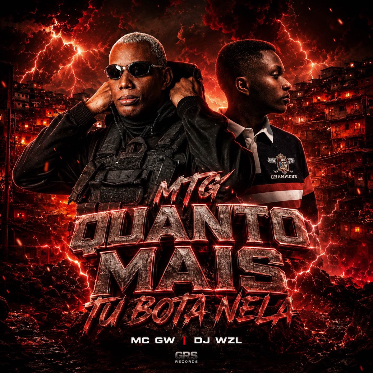 MTG Quanto Mais Tu Bota Nela - Single by MC GW & DJ WZL album cover
