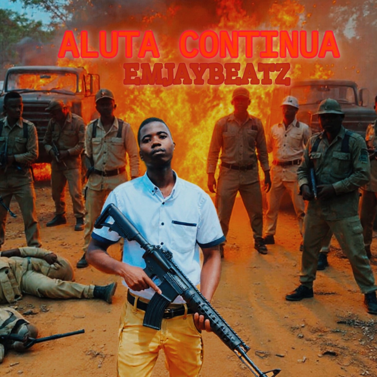 Aluta continua - Single by Emjaybeatz album cover