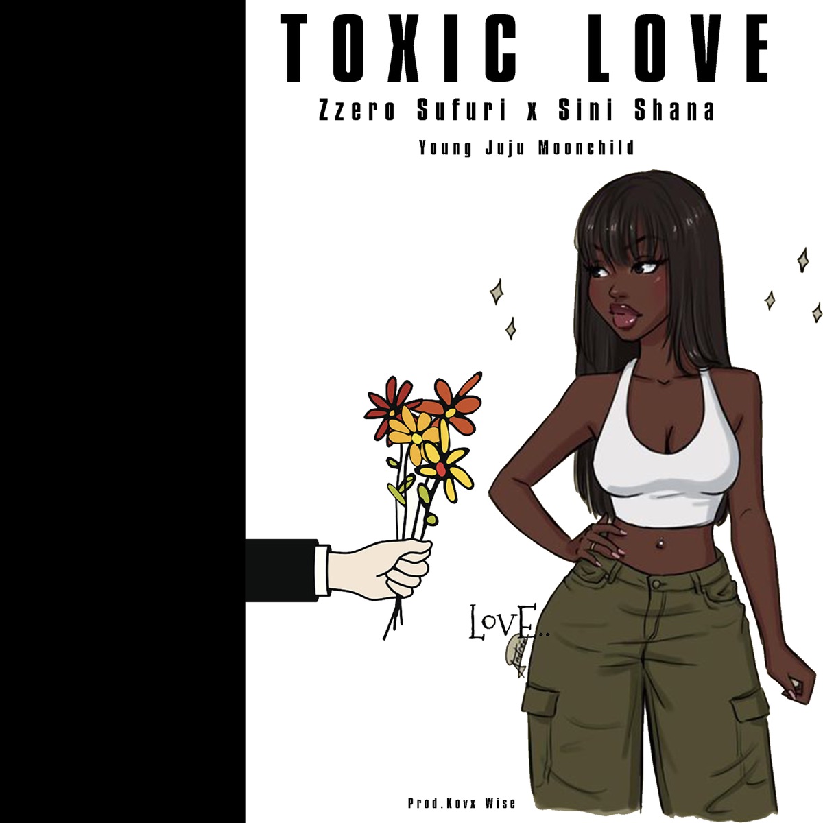 Toxic Love (Toxic Love) - Single by Zzero Sufuri., Sini Shana & YOUNG JUJU MOONCHILD album cover