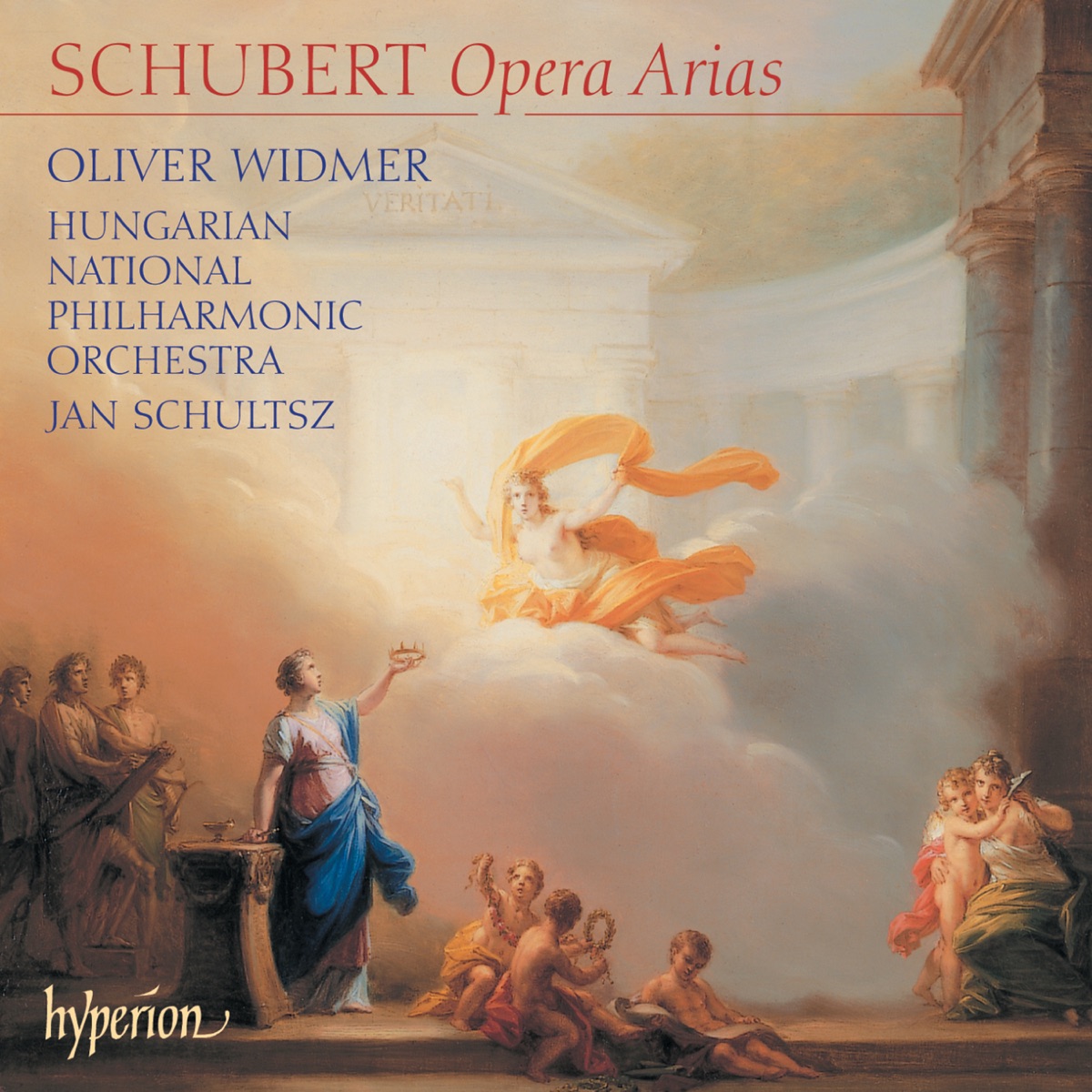 Schubert: Opera Arias & Scenes for Baritone by Oliver Widmer, Hungarian National Philharmonic & Jan Schultsz album cover