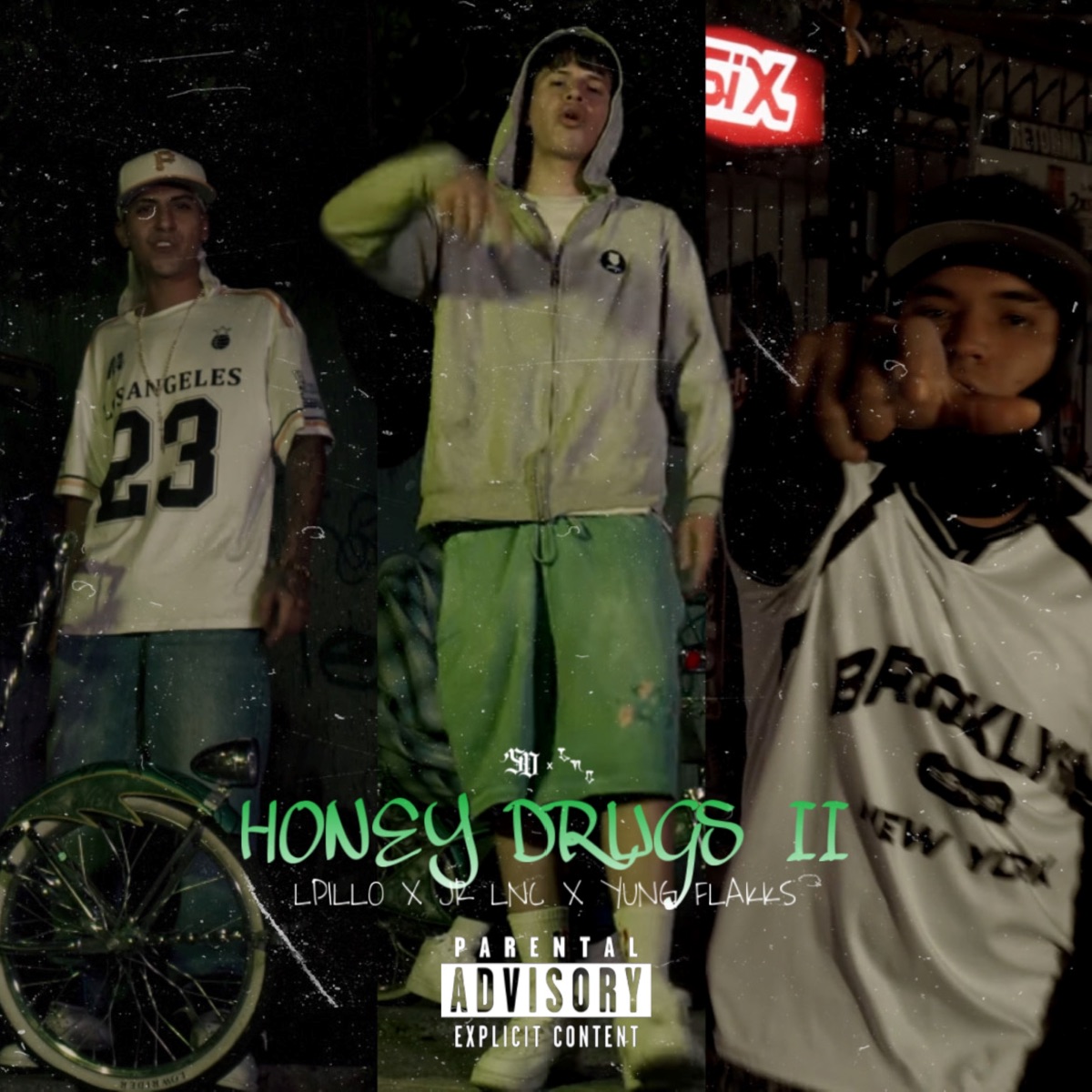 Honey Drugs II - Single by Lpillo, JR LNC & Yung Flakks album cover