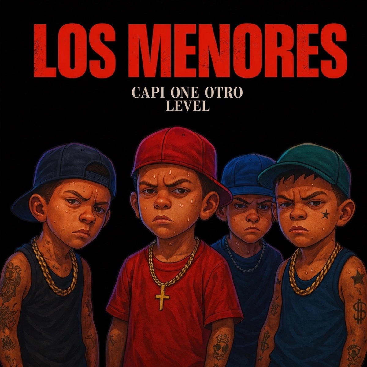 Los Menores - Single by Capi One Otro Level album cover