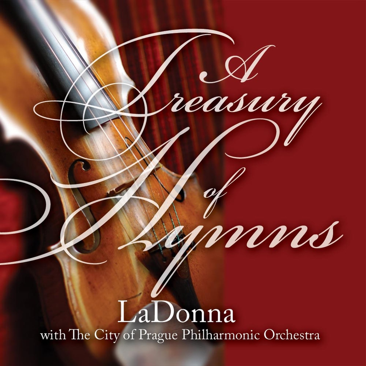 A Treasury of Hymns by LaDonna, The City of Prague Philharmonic Orchestra & The London Fox Singers album cover