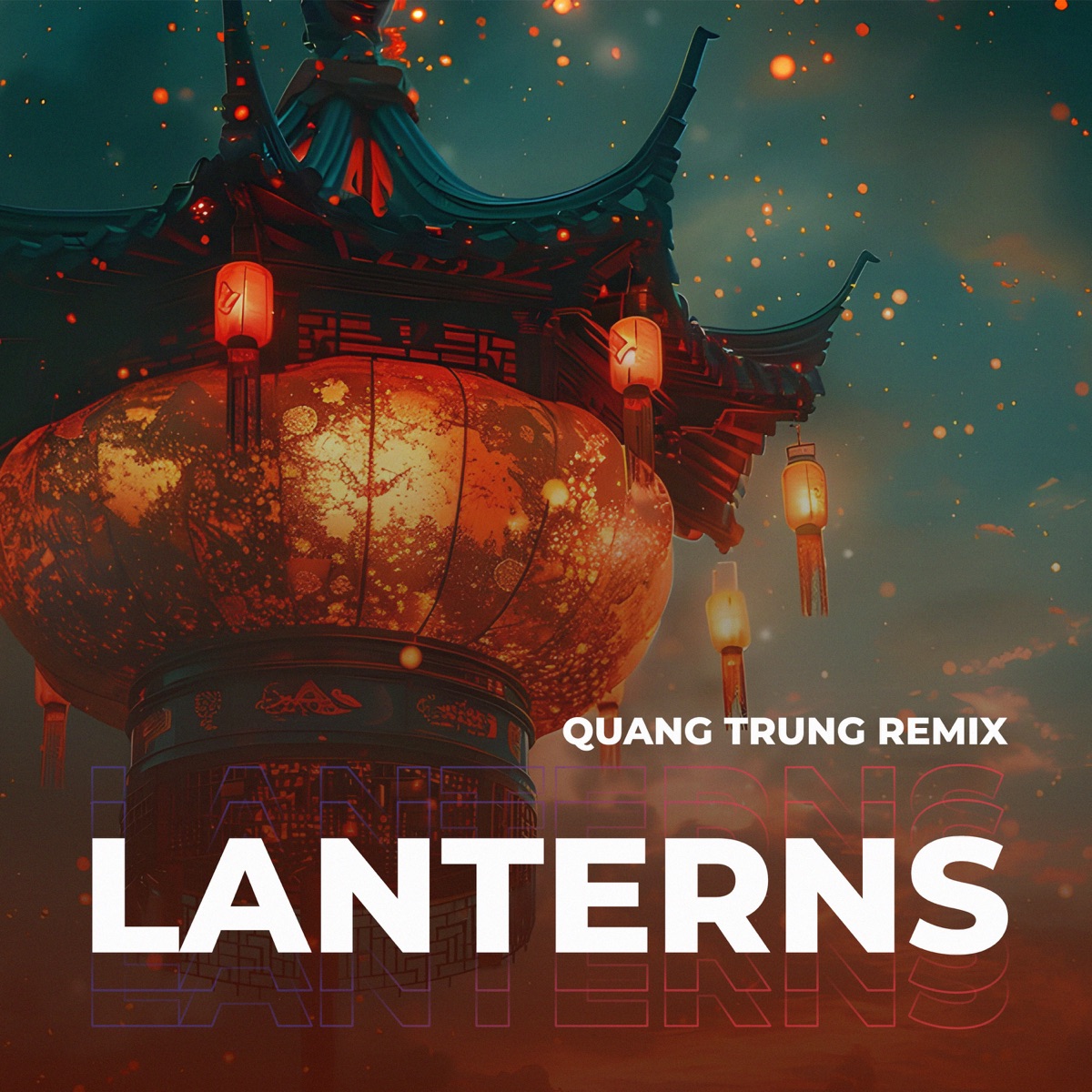 Lanterns (Remix) - Single by Quang Trung album cover