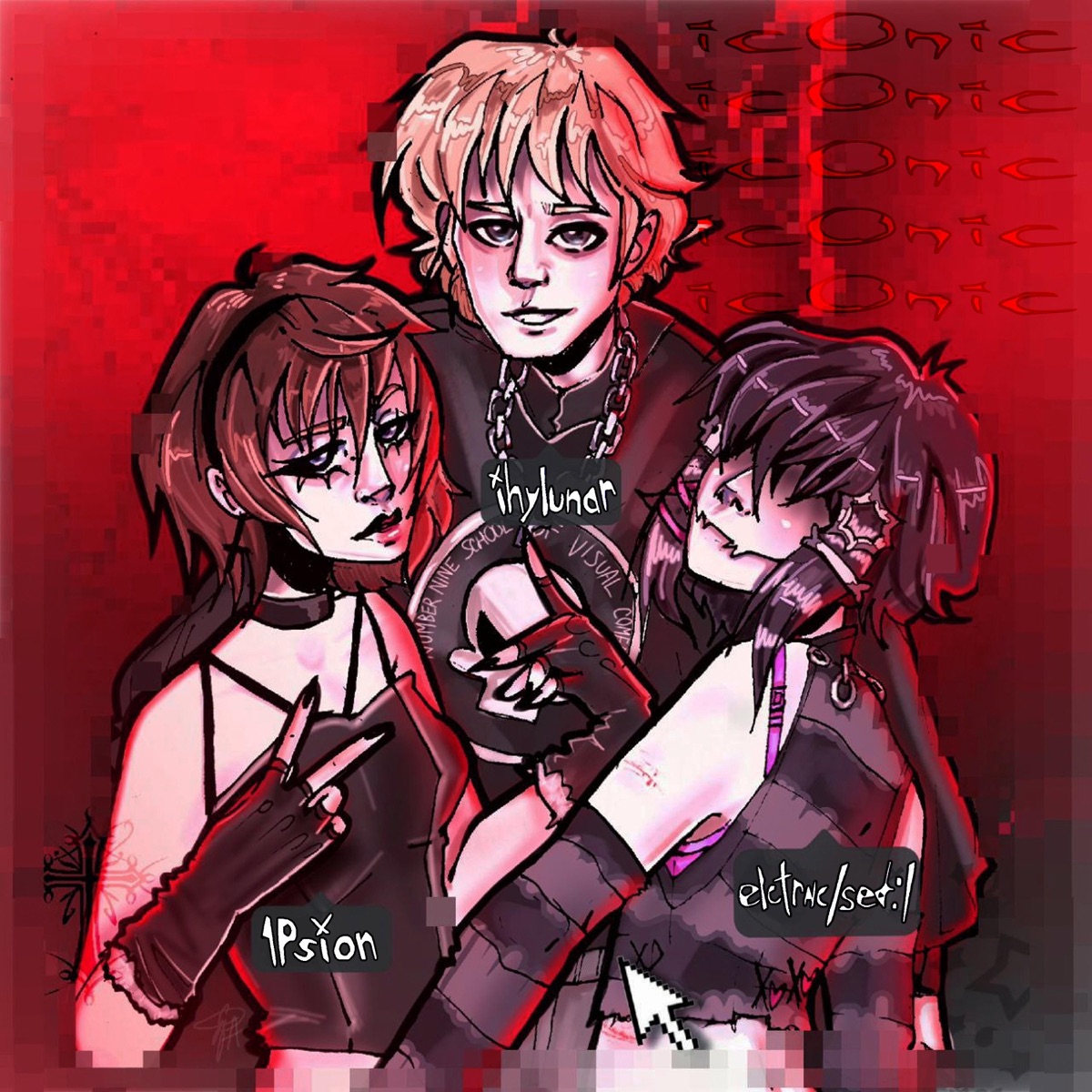 Ic0nic (feat. NXTY) - Single by ihylunar, elctrnc/Sed:/ & 1Psion album cover