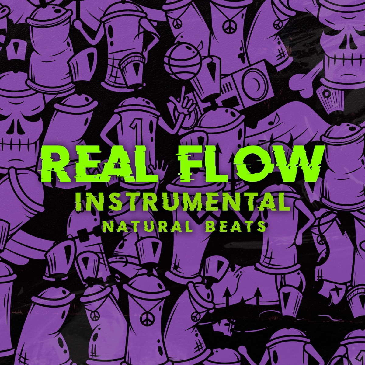 Real Flow (Instrumental) - Single by Natural Beats album cover