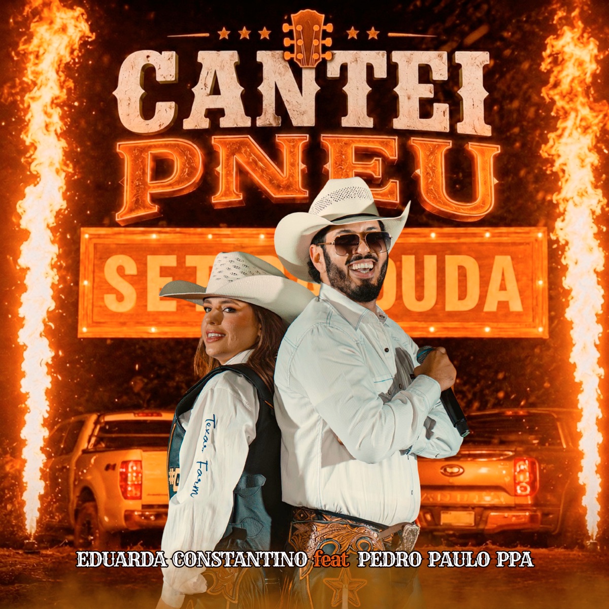 Cantei Pneu - Single by 4i4, Pedro Paulo PPA & Eduarda Constantino album cover