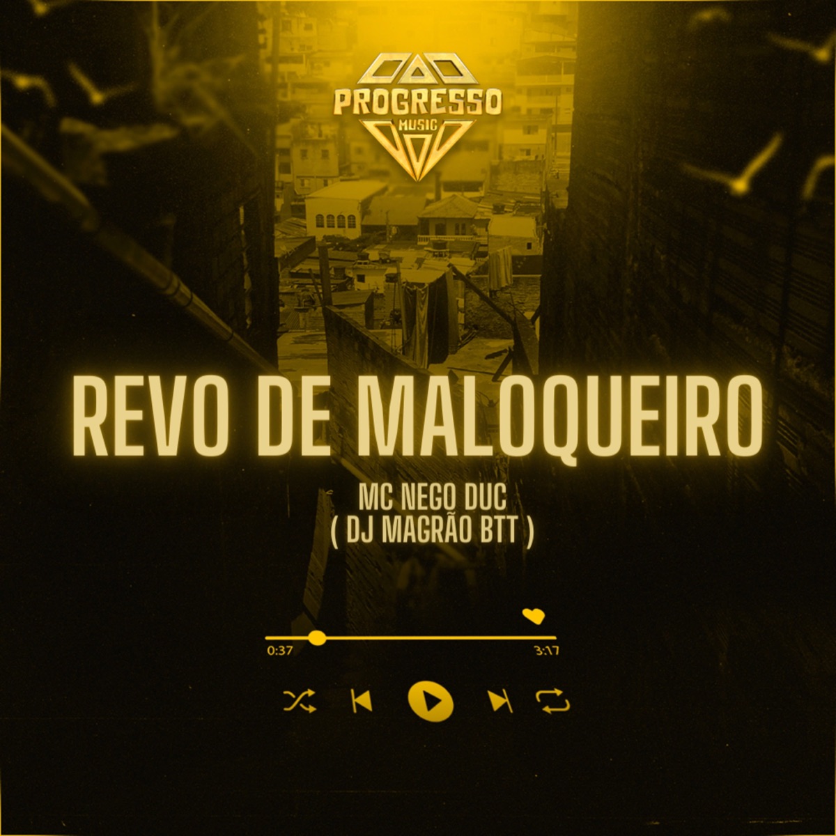 Revo de Maloqueiro - Single by MC NEGO DUC, DJ Magrão do Btt & Progresso Funk album cover