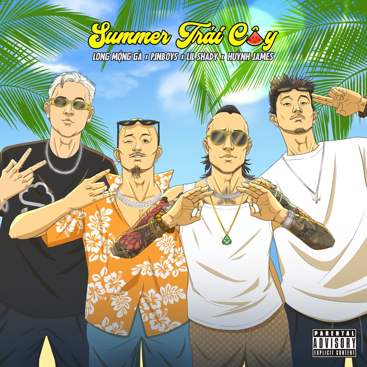 Summer Trái Cây - Single by Lil Shady, Antoneus Maximus, Huỳnh James & Pjnboys album cover