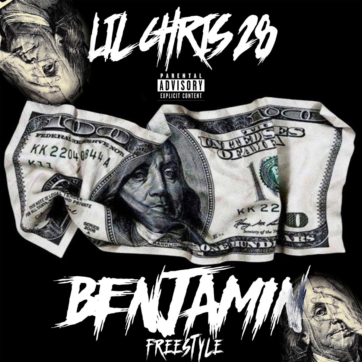 BENJAMIN (freestyle) - Single by Lil Chris28 album cover