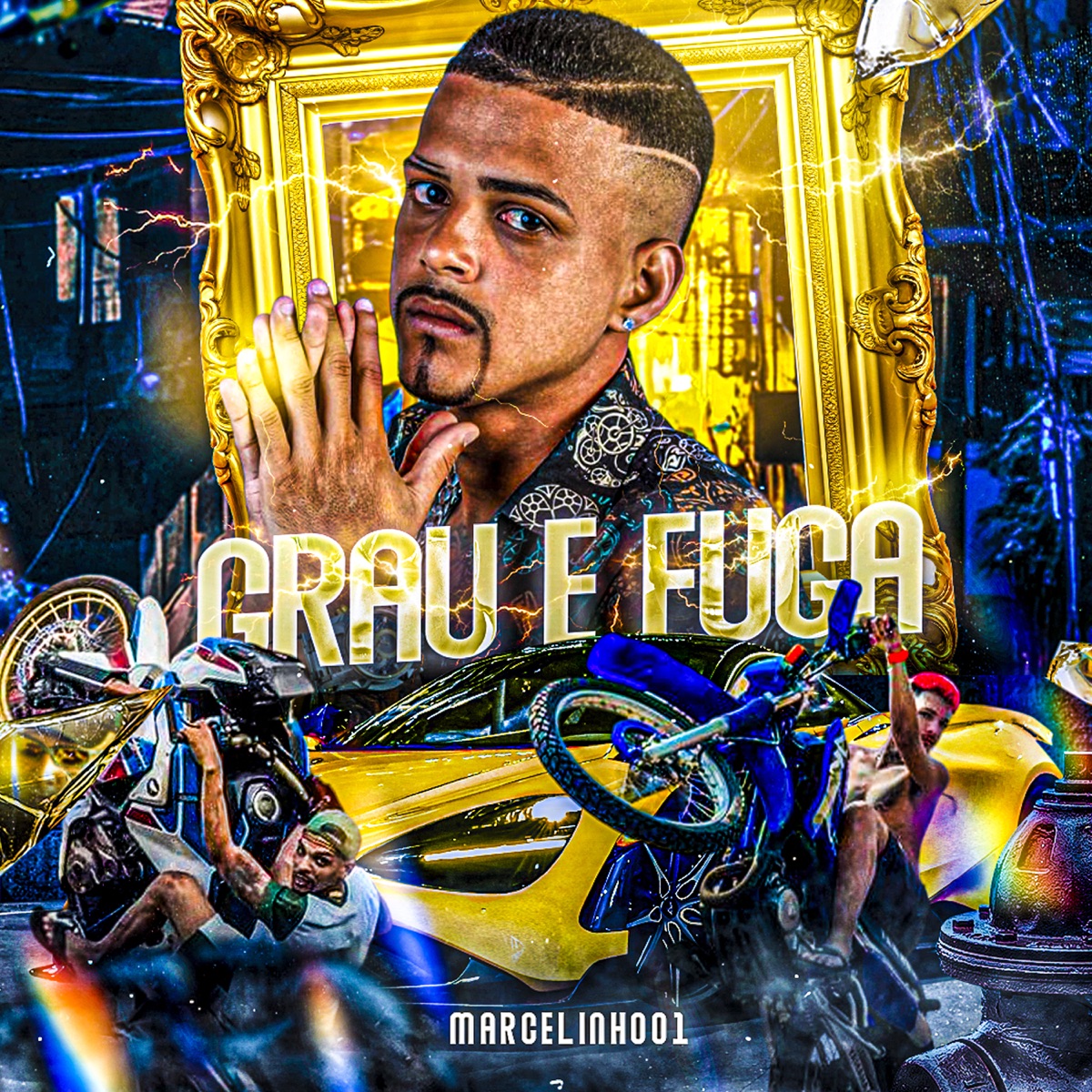Grau e Fuga (feat. Xandynho No Beat) - Single by MARCELINHO 01 album cover