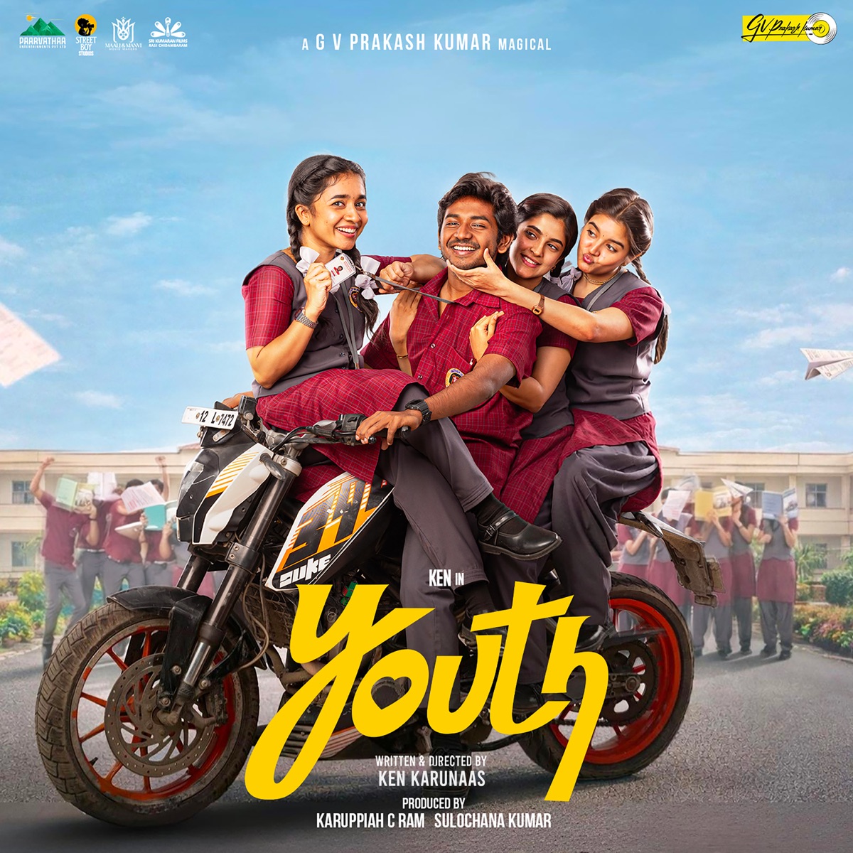 Youth (Original Motion Picture Soundtrack) by G.V. Prakash Kumar, Ken Karunaas, Eshwar & Vignesh Srikanth album cover