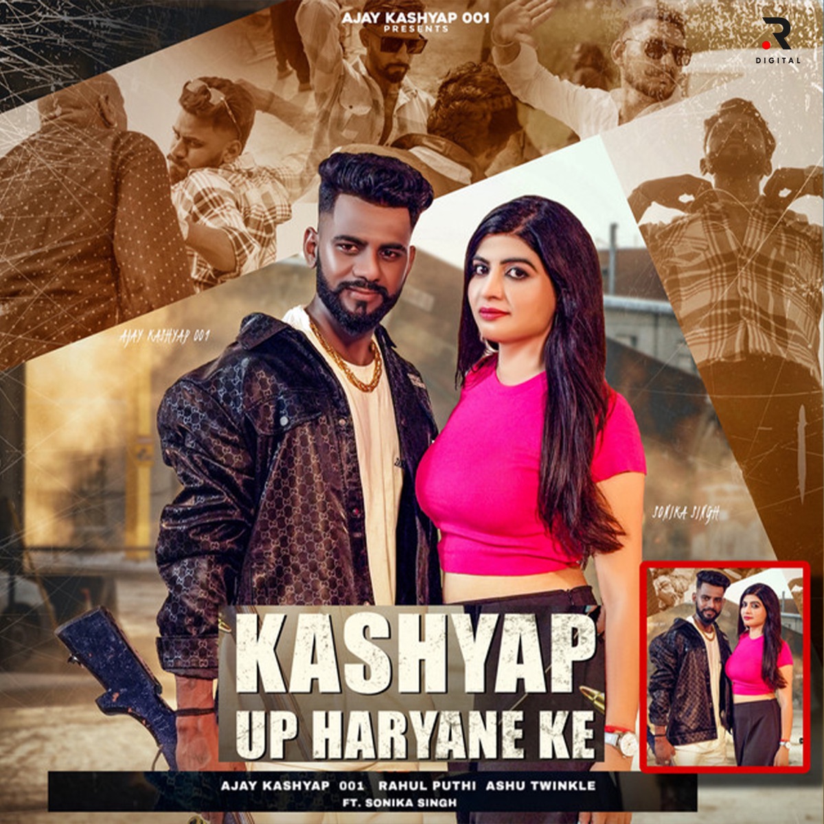 Kashyap Up Haryana Ke - Single by Ajay Kashyap001, Ashu Twinkle, Rahul Puthi & Sonika Singh album cover