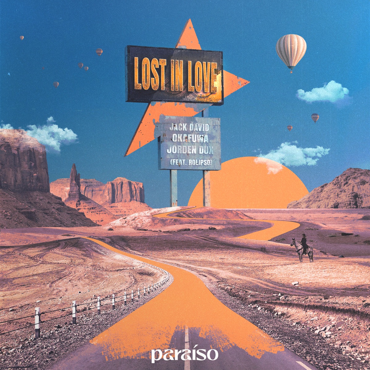 Lost In Love (feat. Rolipso) - Single by Jack David, Okafuwa & Jorden Dux album cover