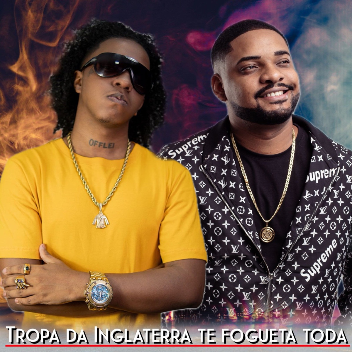 Tropa da Inglaterra Te Fogueta Toda - Single by MC PTK & Dj Cabelão Do Turano album cover