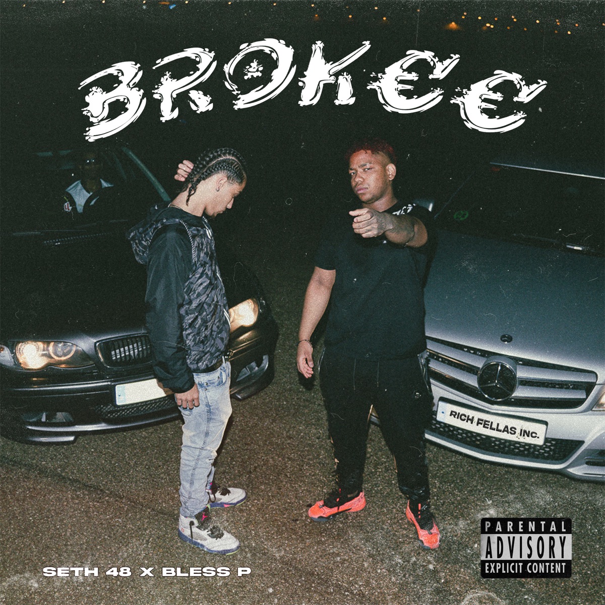 BROK€€ - Single by Seth 48, Bless P & Rich Fellas album cover