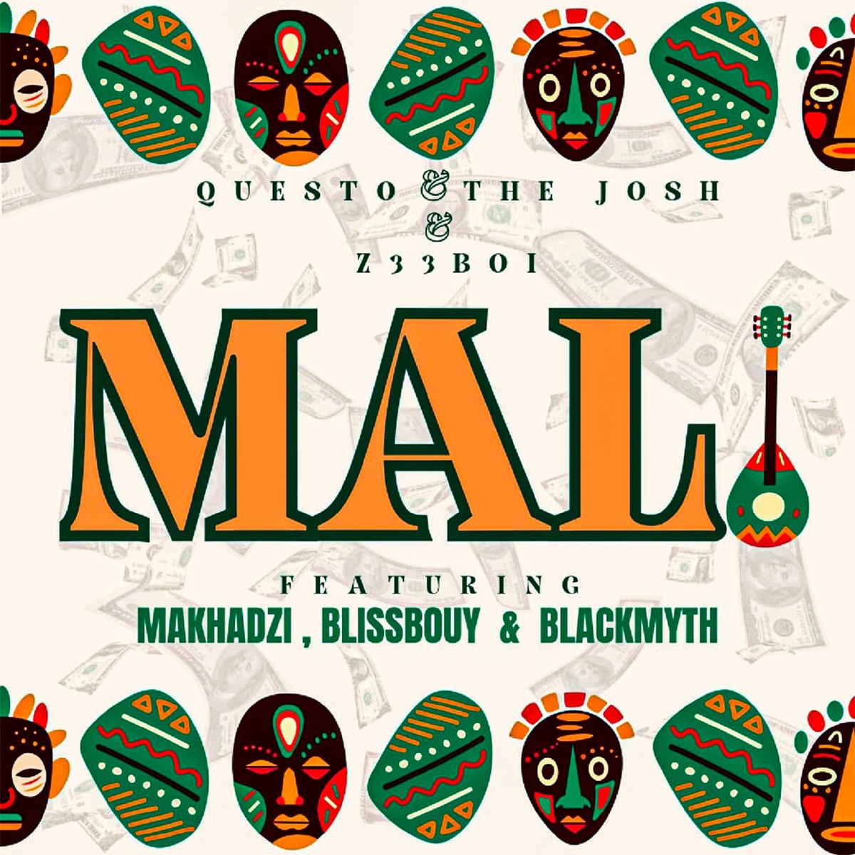 Mali (feat. Blackmyth & Blissbouy) - Single by Questo & The Josh, Z33BOI & Makhadzi Entertainment album cover