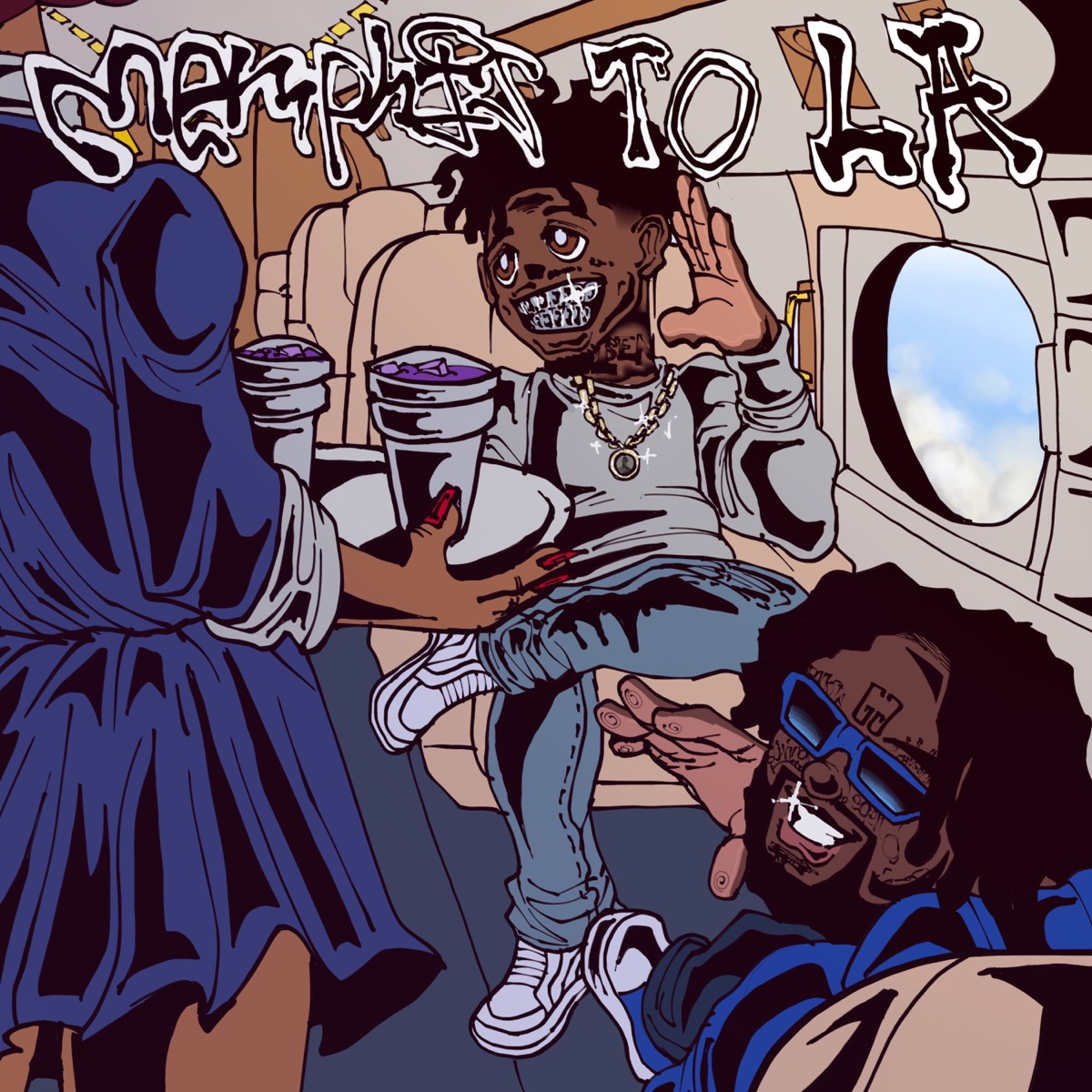 Memphis to LA - Single by Tre Loaded & 03 Greedo album cover